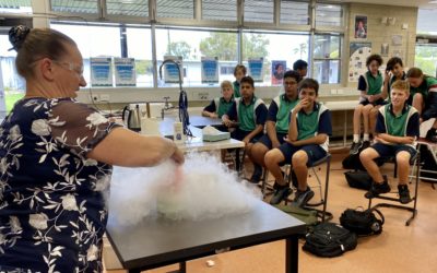 Year 8’s Learn the Concepts of Sublimation Using Dry Ice