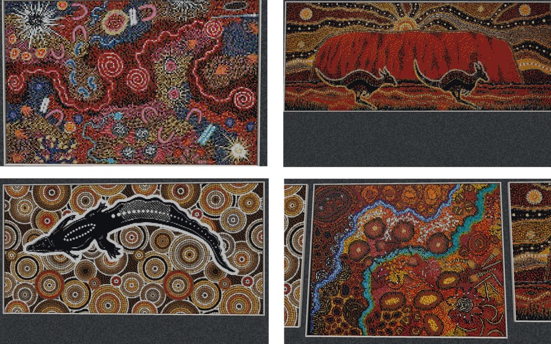 Gaming Club Update – Minecraft NAIDOC Themed Build