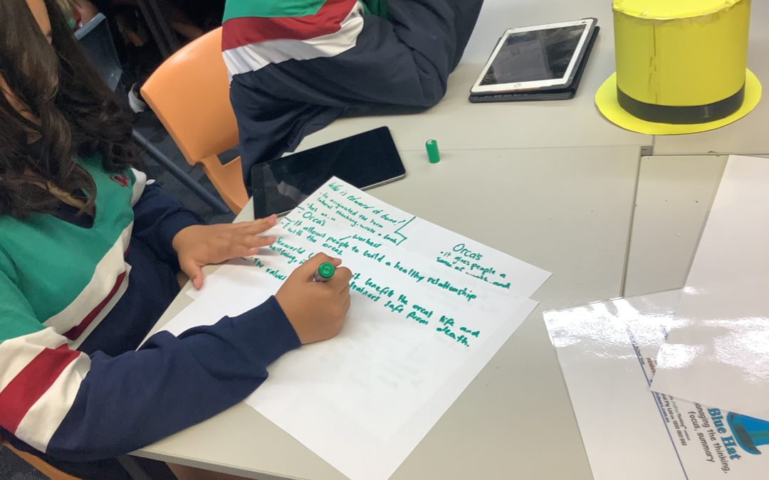 Yr 9 English Students Put Their Thinking Hats On