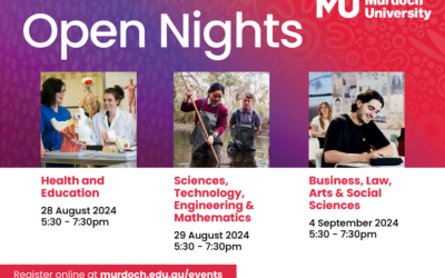 Murdoch University Upcoming Open Nights