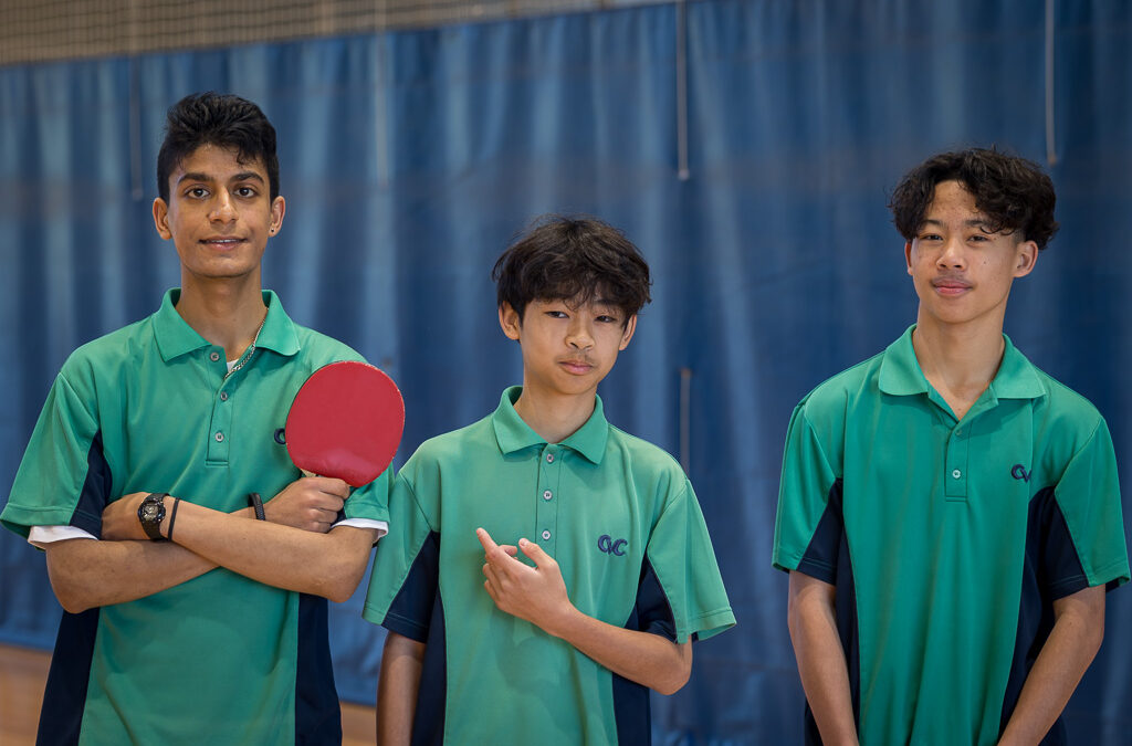 CVC Students Represent in 2025 Interschool Table Tennis