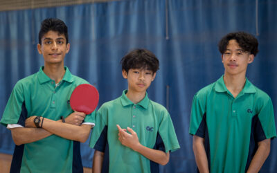 CVC Students Represent in 2025 Interschool Table Tennis