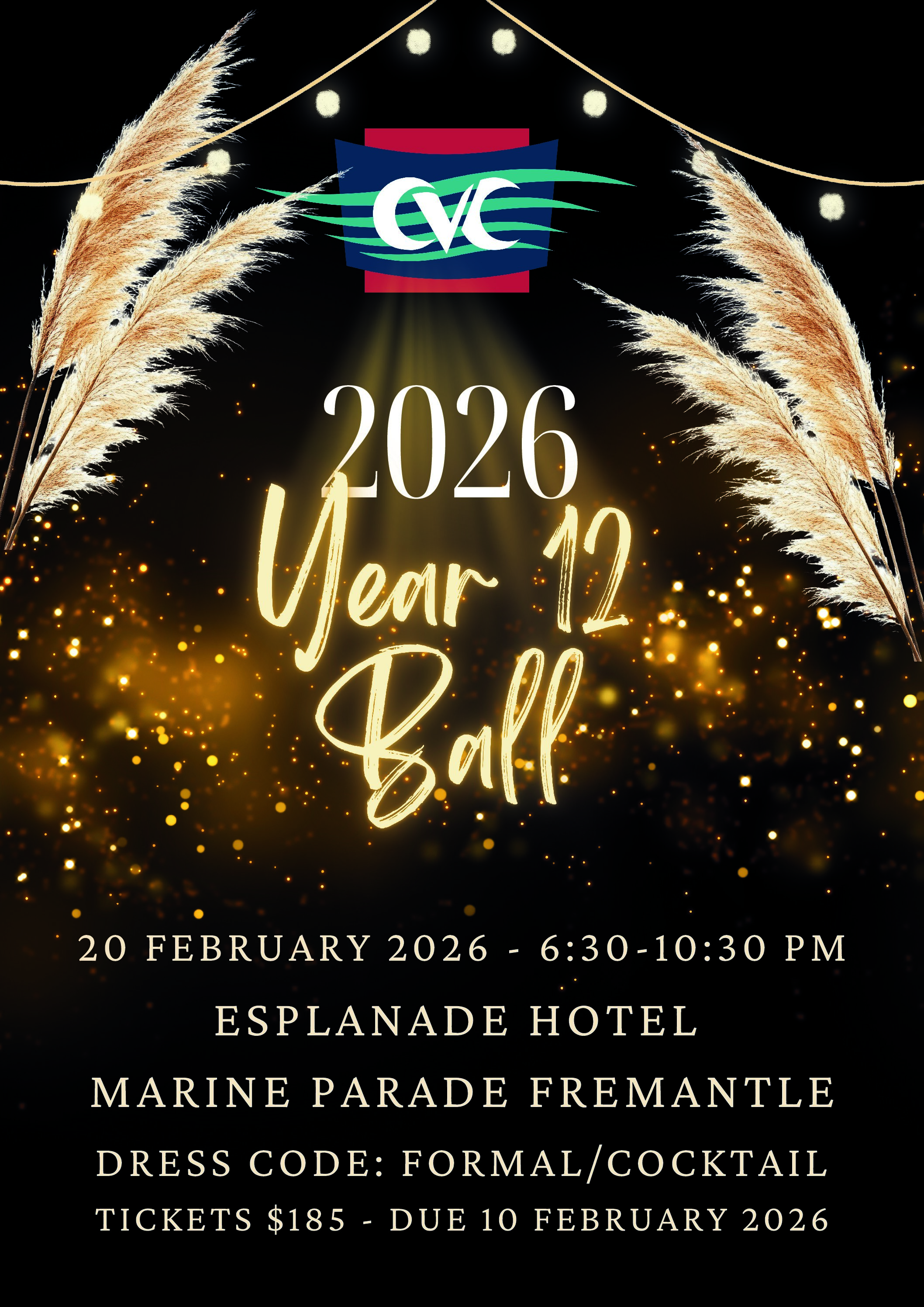 Black & Gold Photocentric Prom Night Celebration Poster