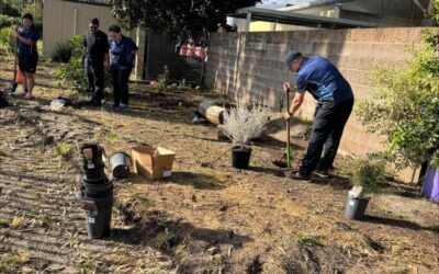 CADETs Plant Native Plants on CVC Campus