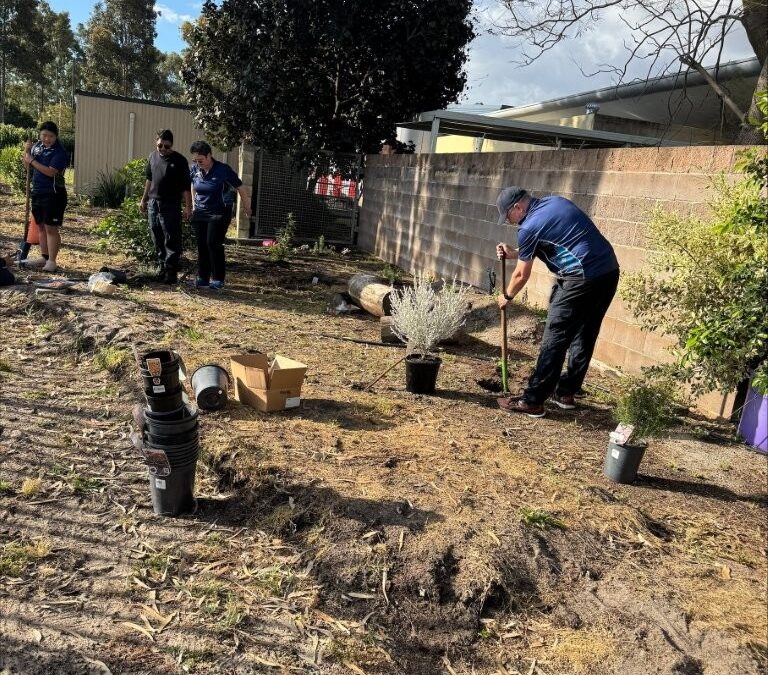 CADETs Plant Native Plants on CVC Campus